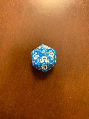 Magic The Gathering MTG Shadows Over Innistrad 20 Sided Spindown Dice Blue